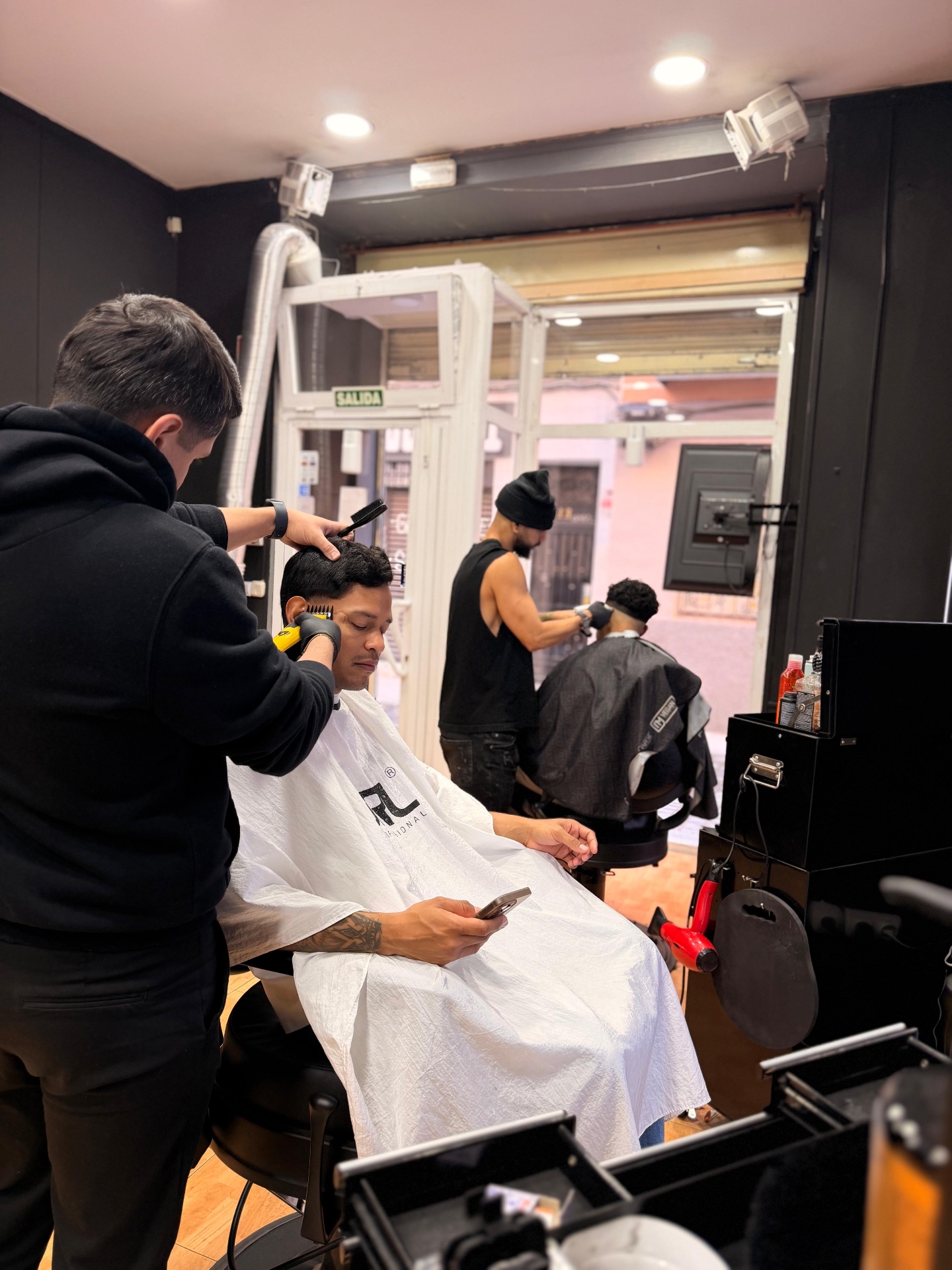 Corte, lavado y peinado